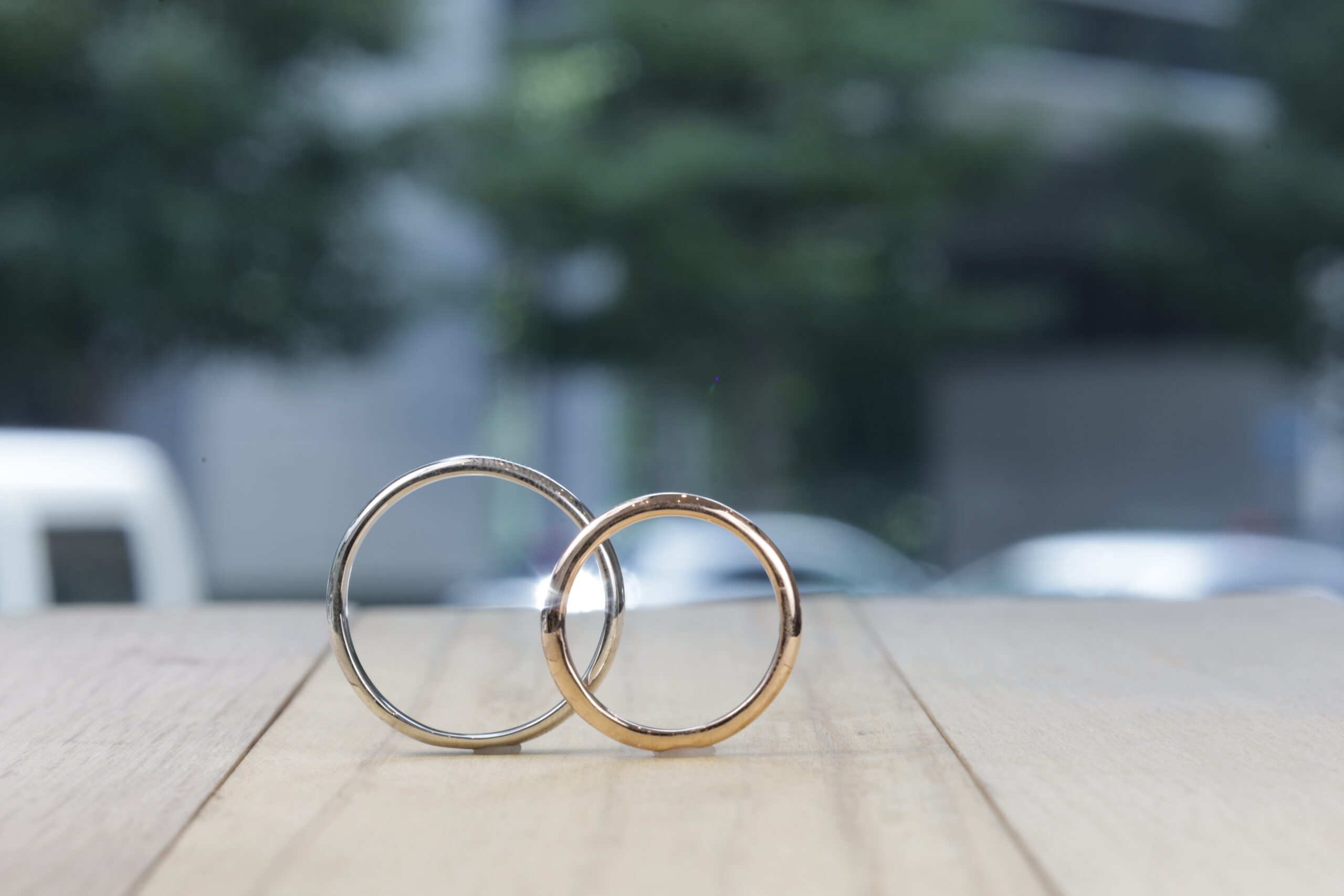 ペアリング（彫金工法）カラーコーティング鏡面